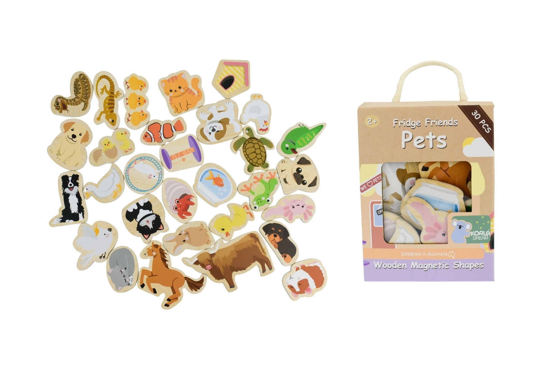 FRIDGE FRIENDS PET MAGNETS 30PCS - Bamboo Sprout